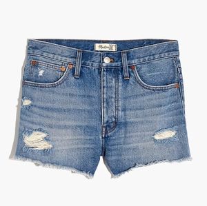 MADEWELL Relaxed Denim Shorts 100% Cotton Size 30 Button Fly
